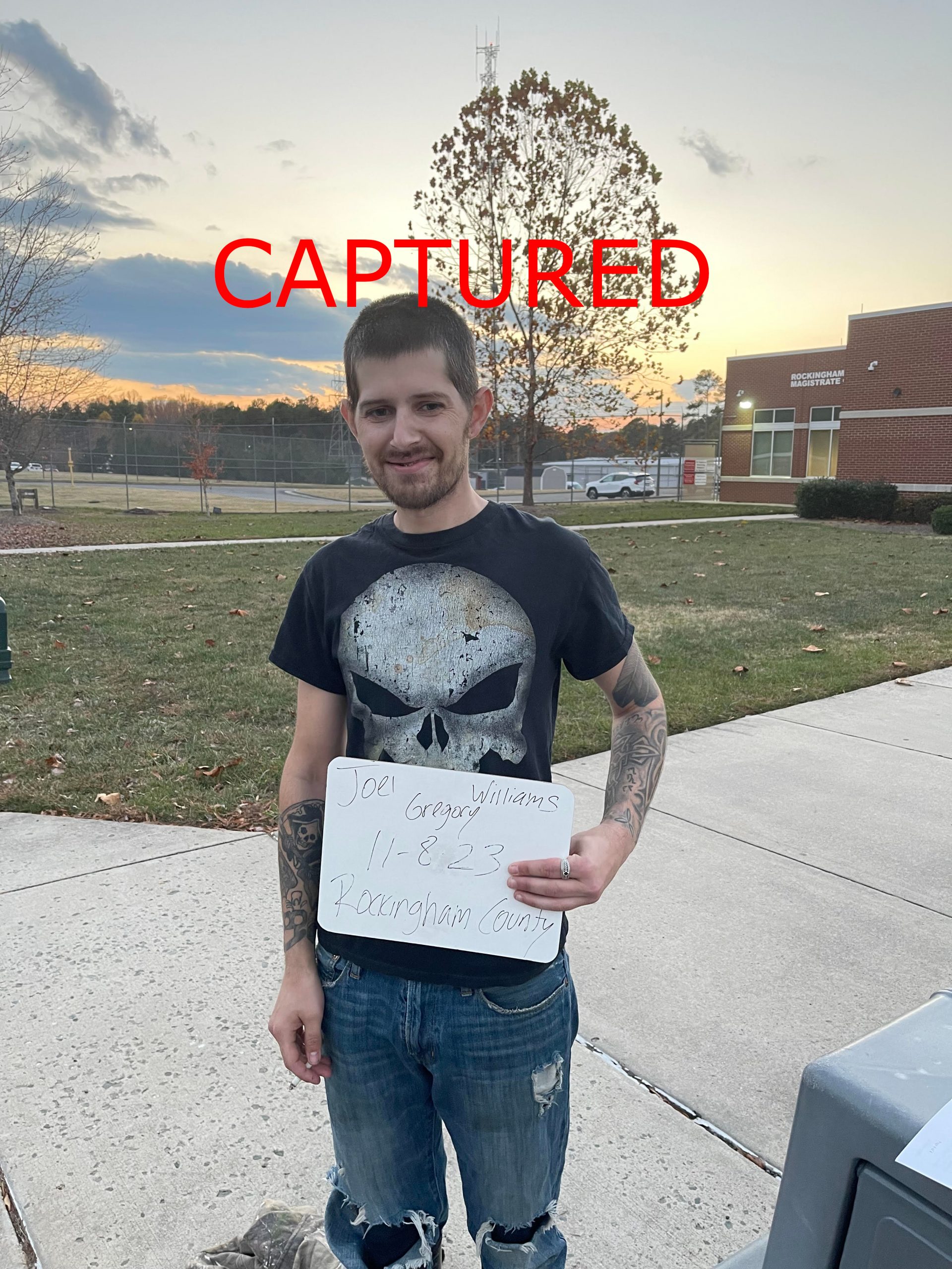 Joel Gregory Williams CAPTURED Joel Gregory Williams CAPTURED